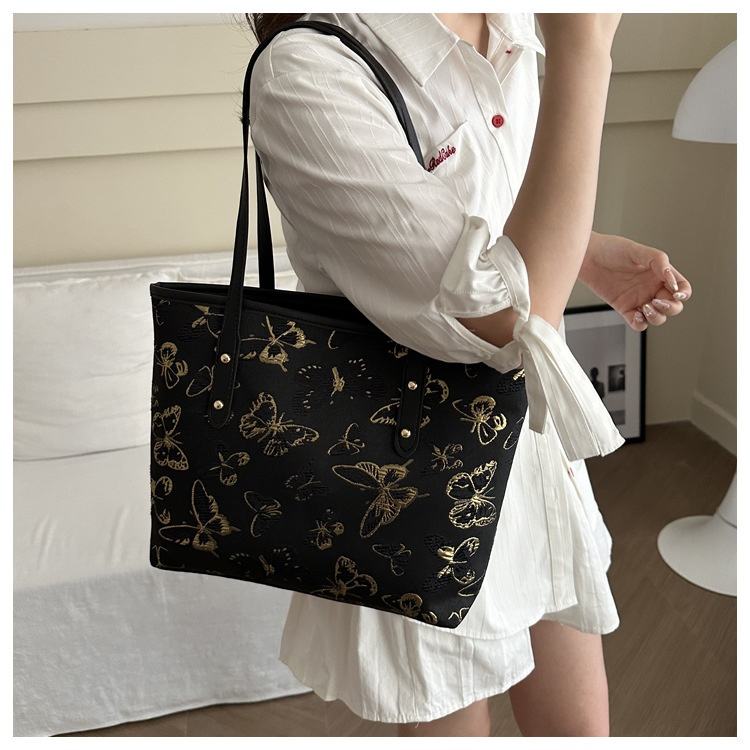 Butterfly Tote Black